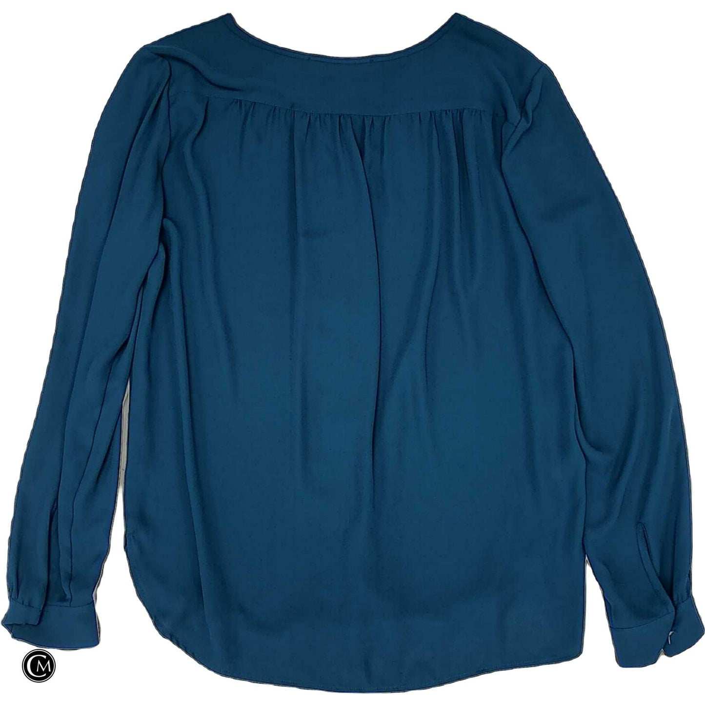 Blouse Ls By Loft In Blue, Size: S