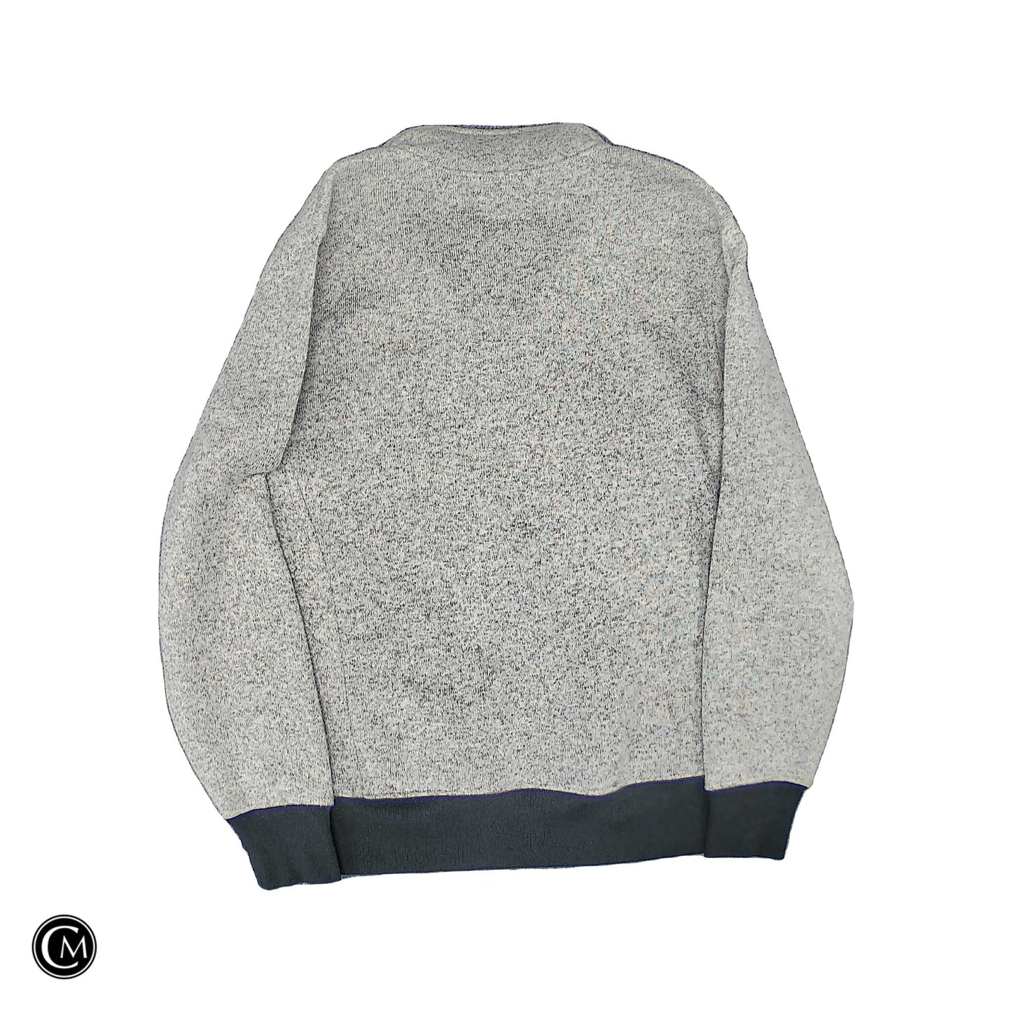 Sweatshirt Collar By Clothes Mentor In Grey, Size: L