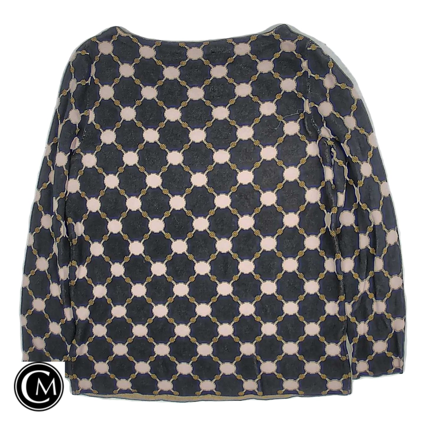 Sweater By Ann Taylor In Black & Pink, Size: S