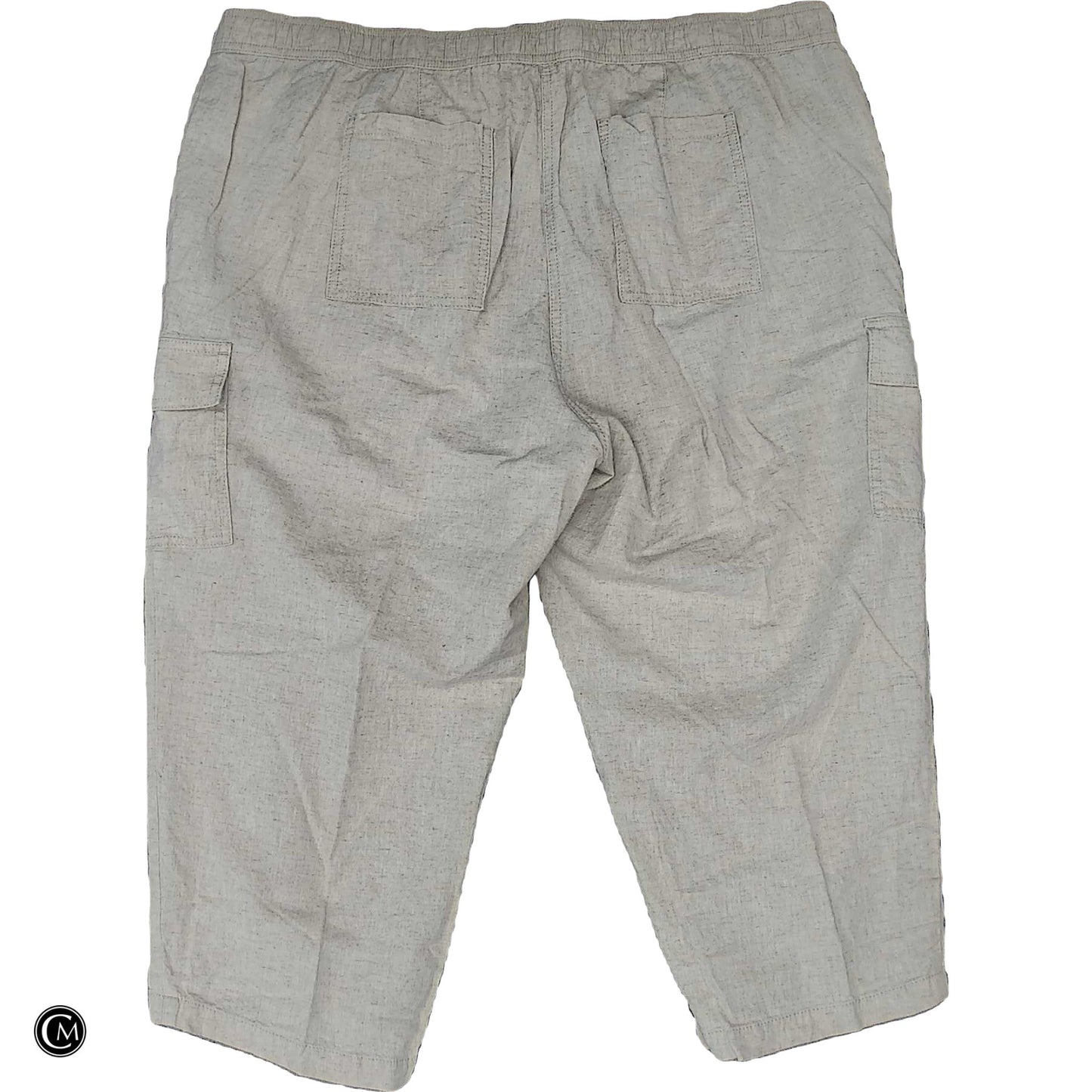 Pants Linen By Talbots In Cream, Size: 18