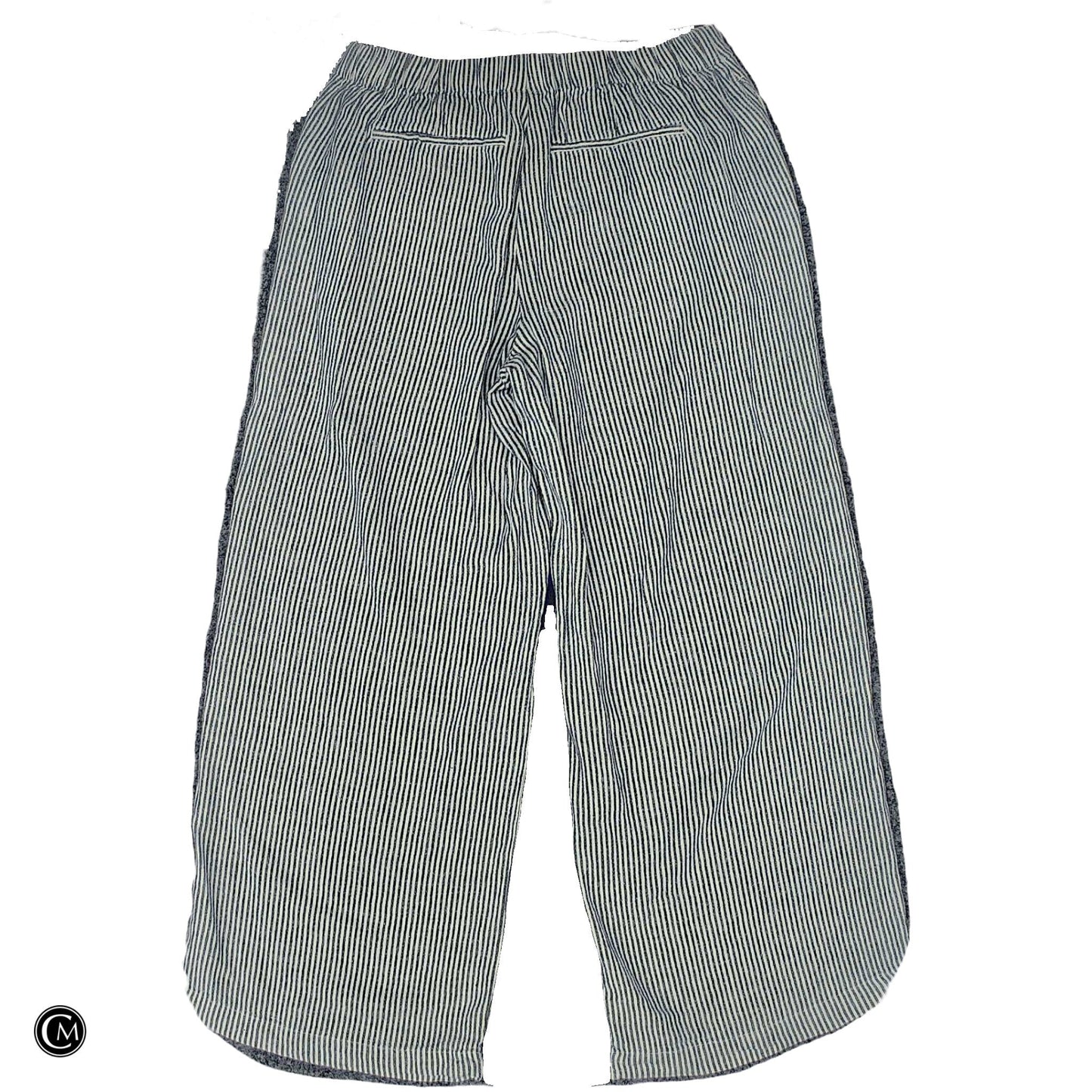 Pants Wide Leg By Universal Thread In Striped Pattern, Size: 4