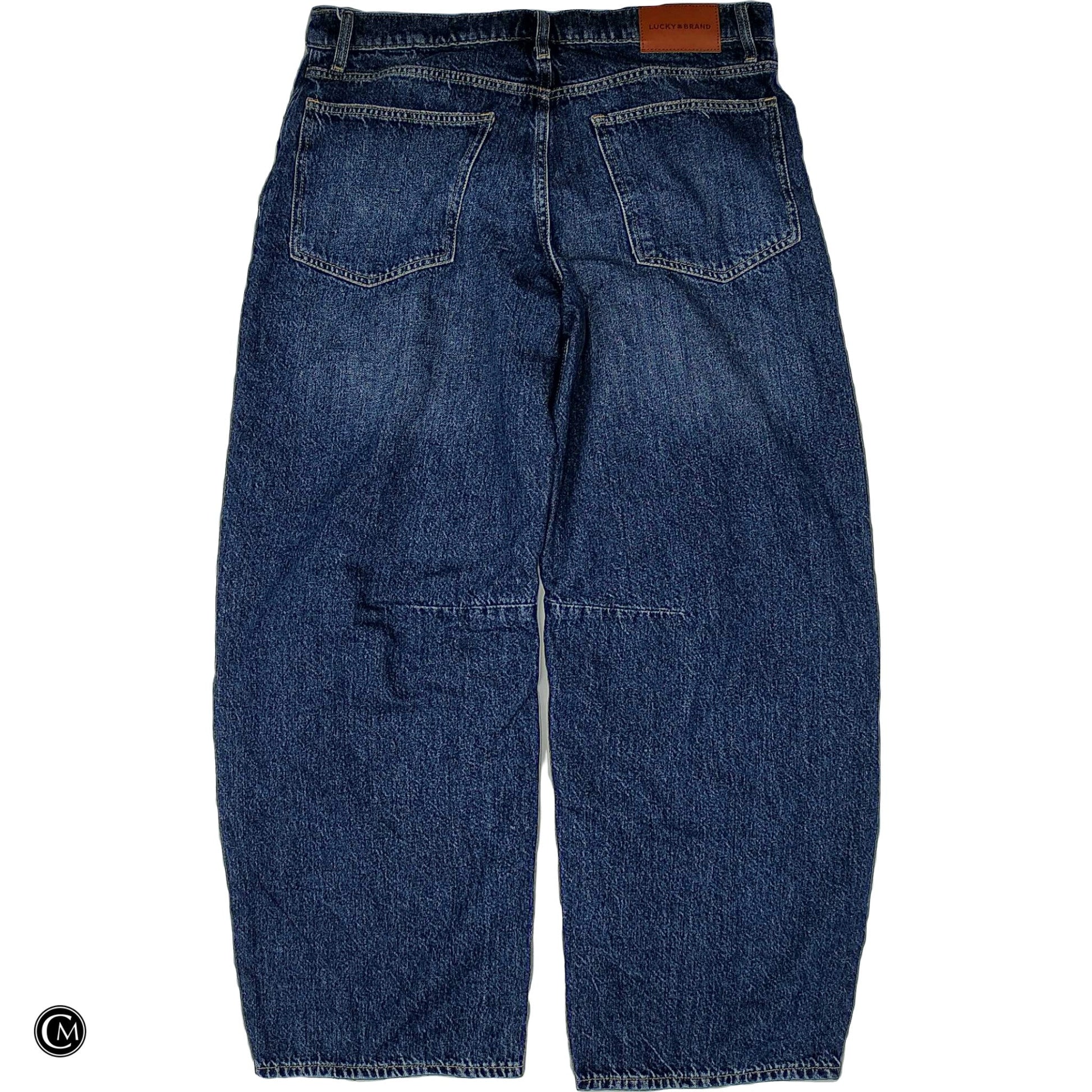Jeans Wide Leg By Lucky Brand In Blue Denim, Size: 10 image 2