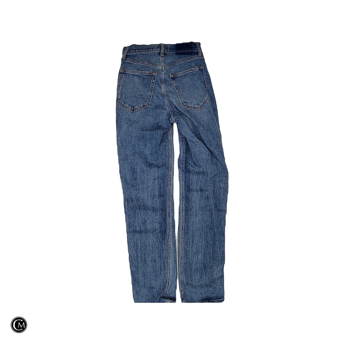 Jeans Straight By Abercrombie And Fitch In Blue, Size: 0p