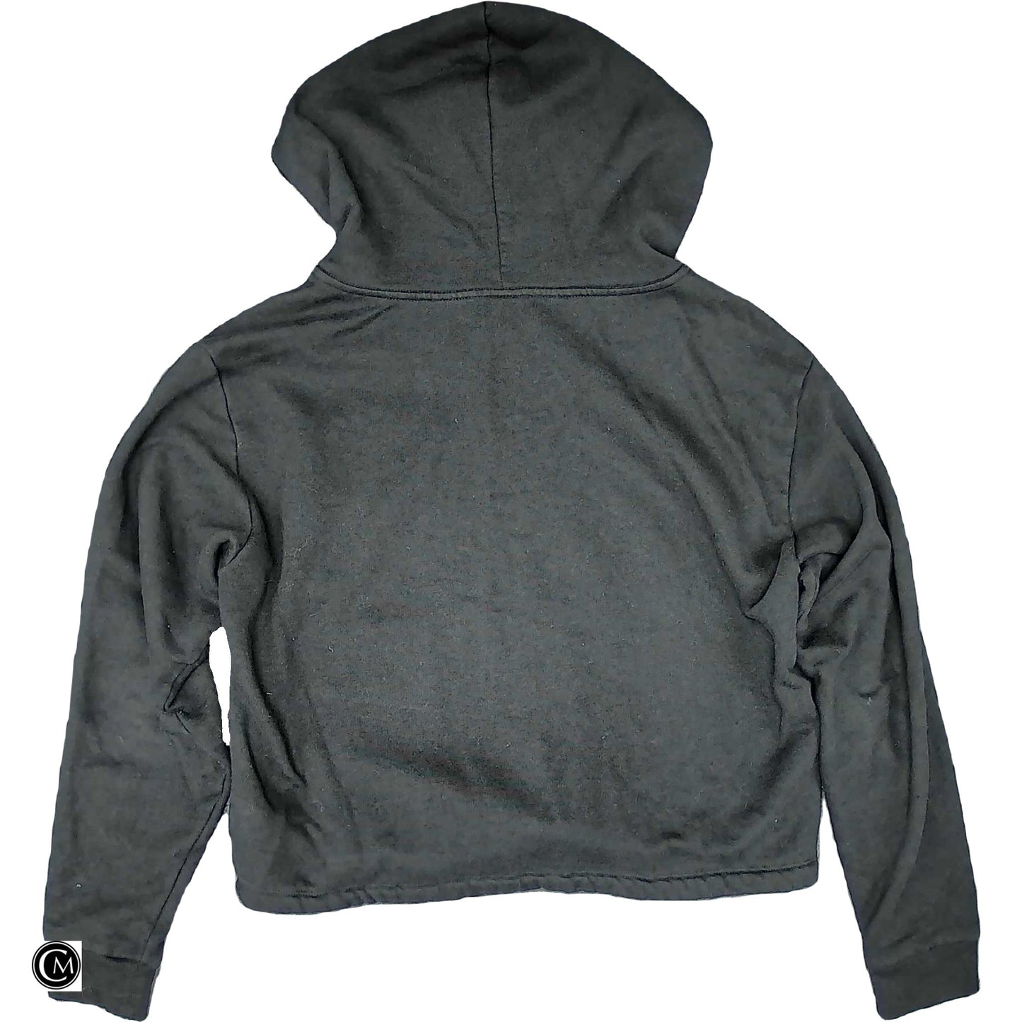 Sweatshirt Hoodie By Pink In Black, Size: M