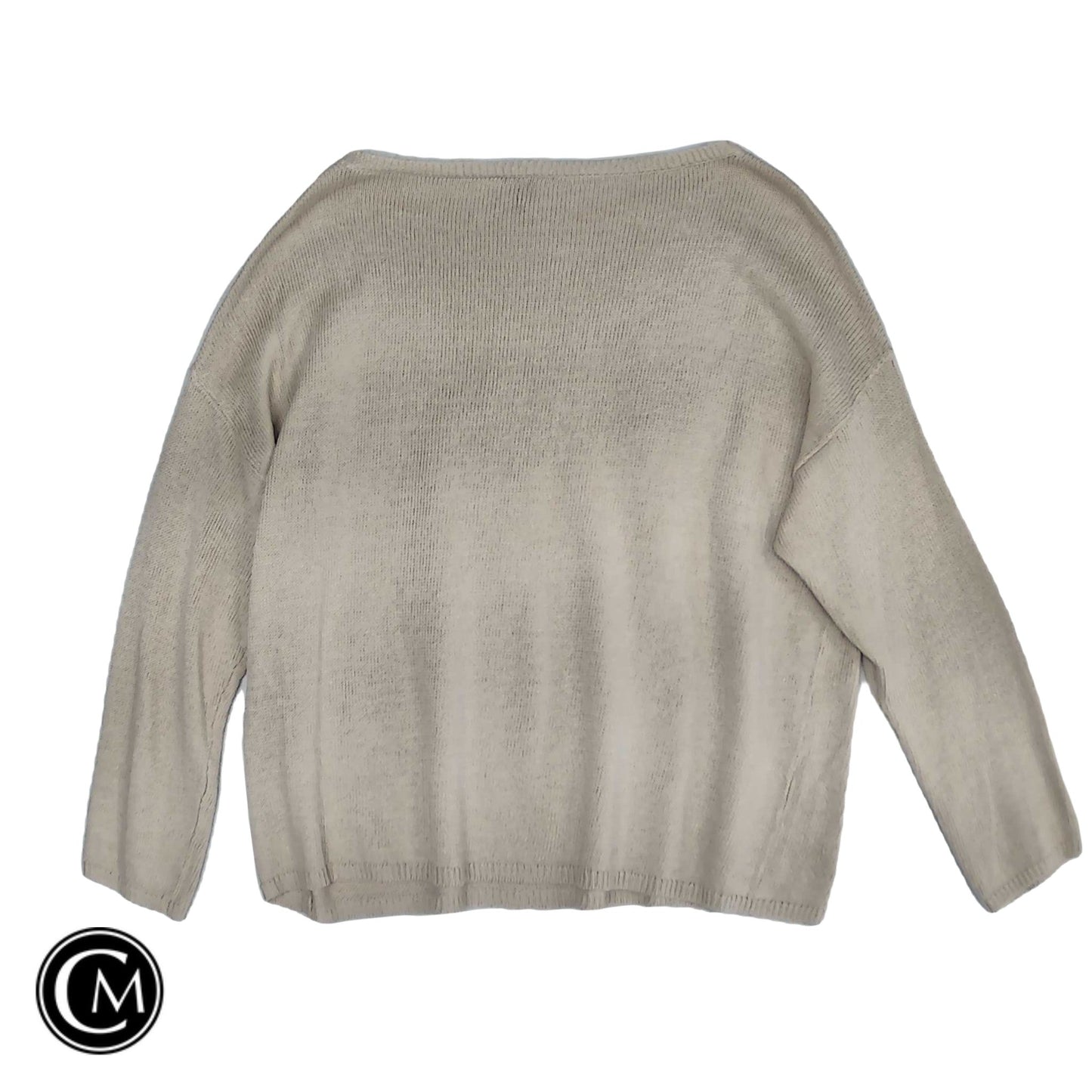 Sweater By Eileen Fisher In Beige, Size: M