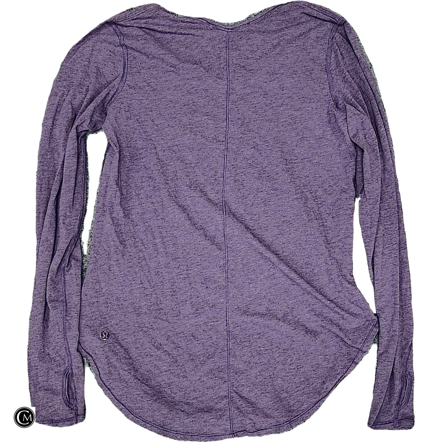 Athletic Top Ls Crewneck By Lululemon In Purple, Size: S