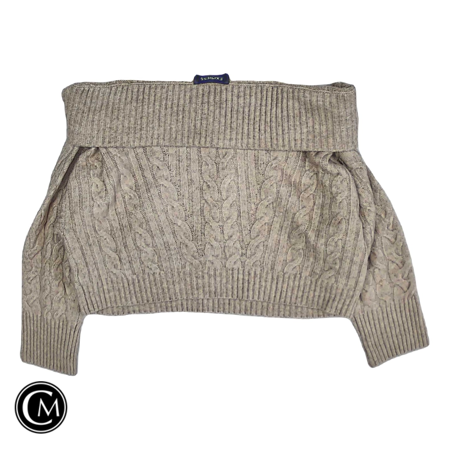 Sweater By Express In Tan, Size: L