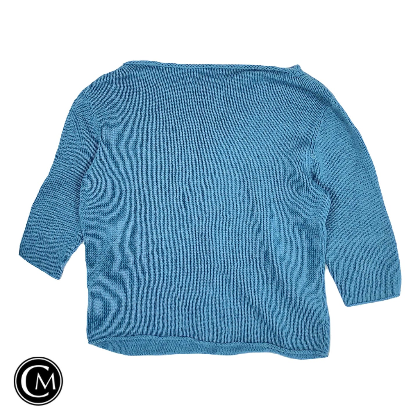 Sweater By Eileen Fisher In Blue, Size: L