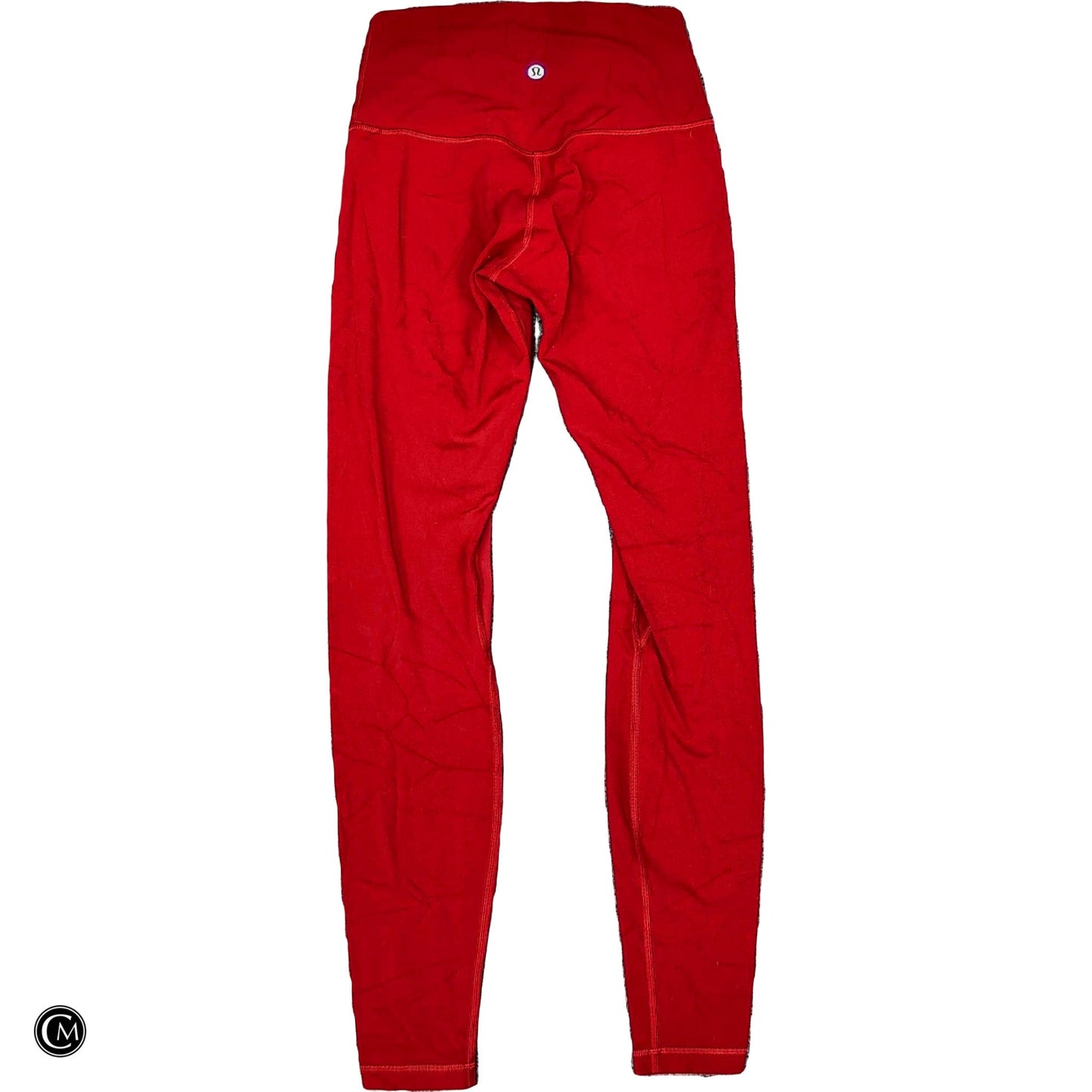 Athletic Leggings By Lululemon In Red, Size: S