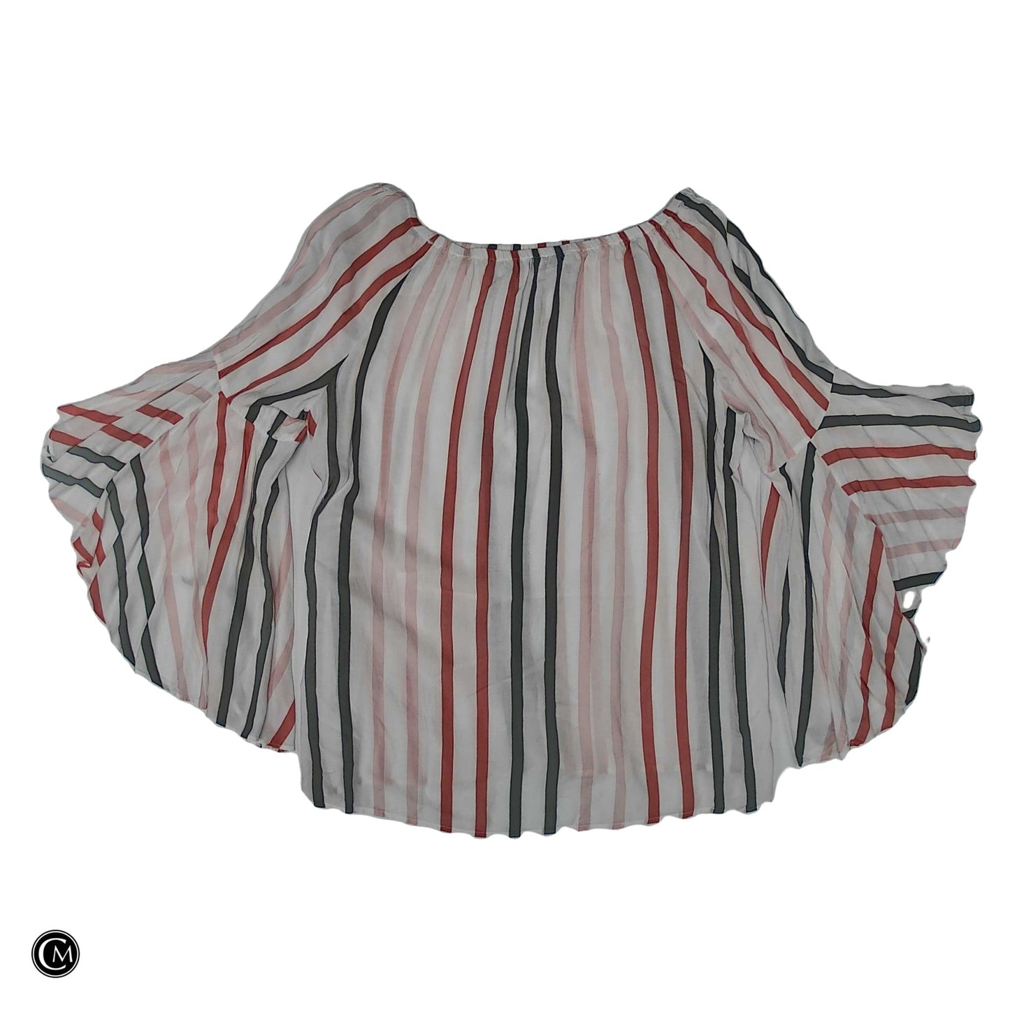 Top Ls By Fever In Striped Pattern, Size: L