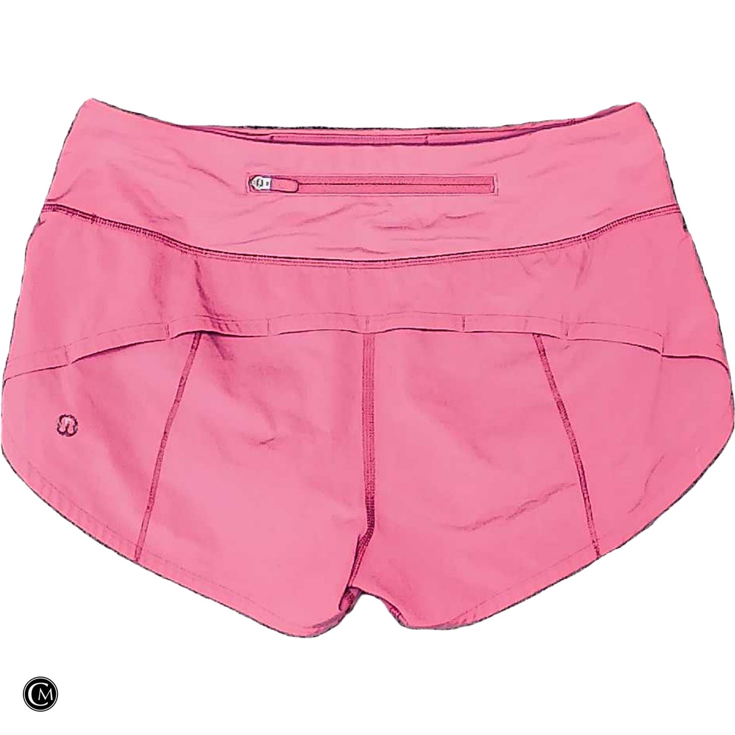 Athletic Shorts By Lululemon In Pink, Size: Xs