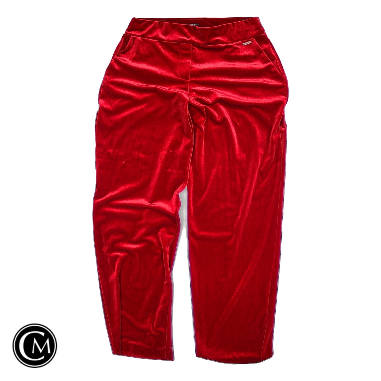 Pants Set 2pc By Jones New York In Red, Size: M image 3