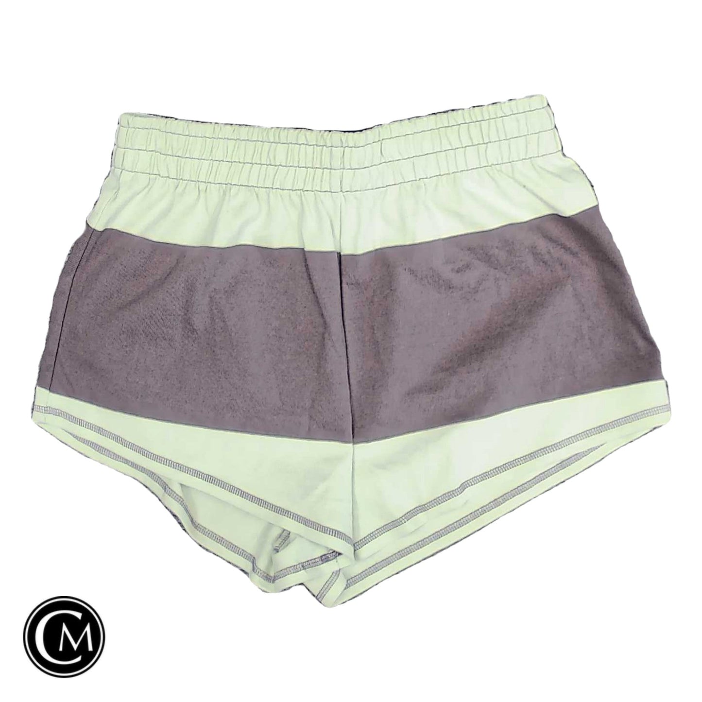 Lounge Set Shorts By Free People In Green & Grey, Size: L image 4