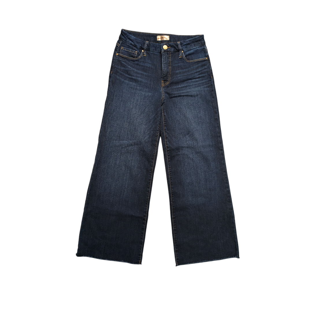 Jeans Wide Leg By Kut In Blue Denim, Size:4