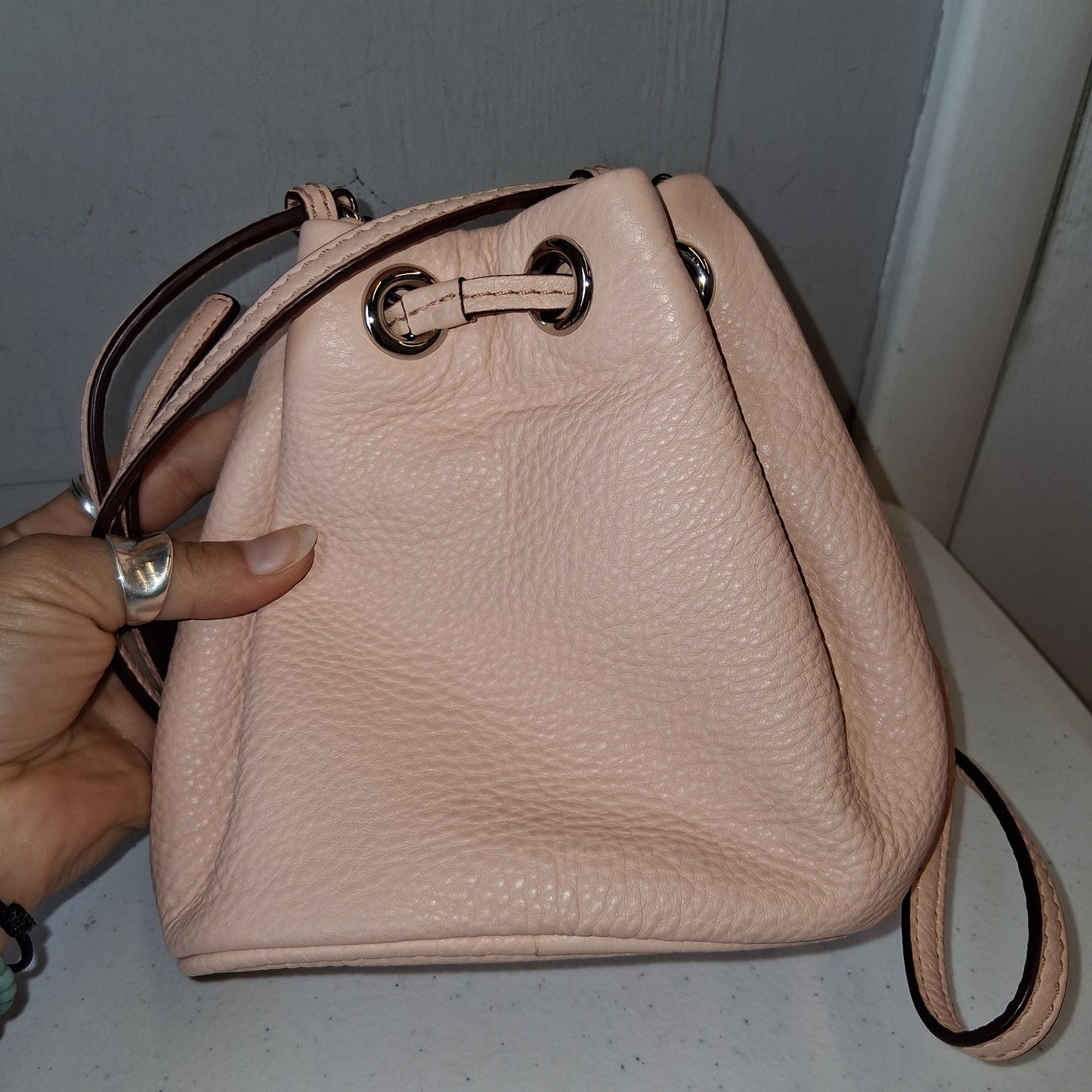 Handbag Designer By Marc By Marc Jacobs In Peach, Size:Small