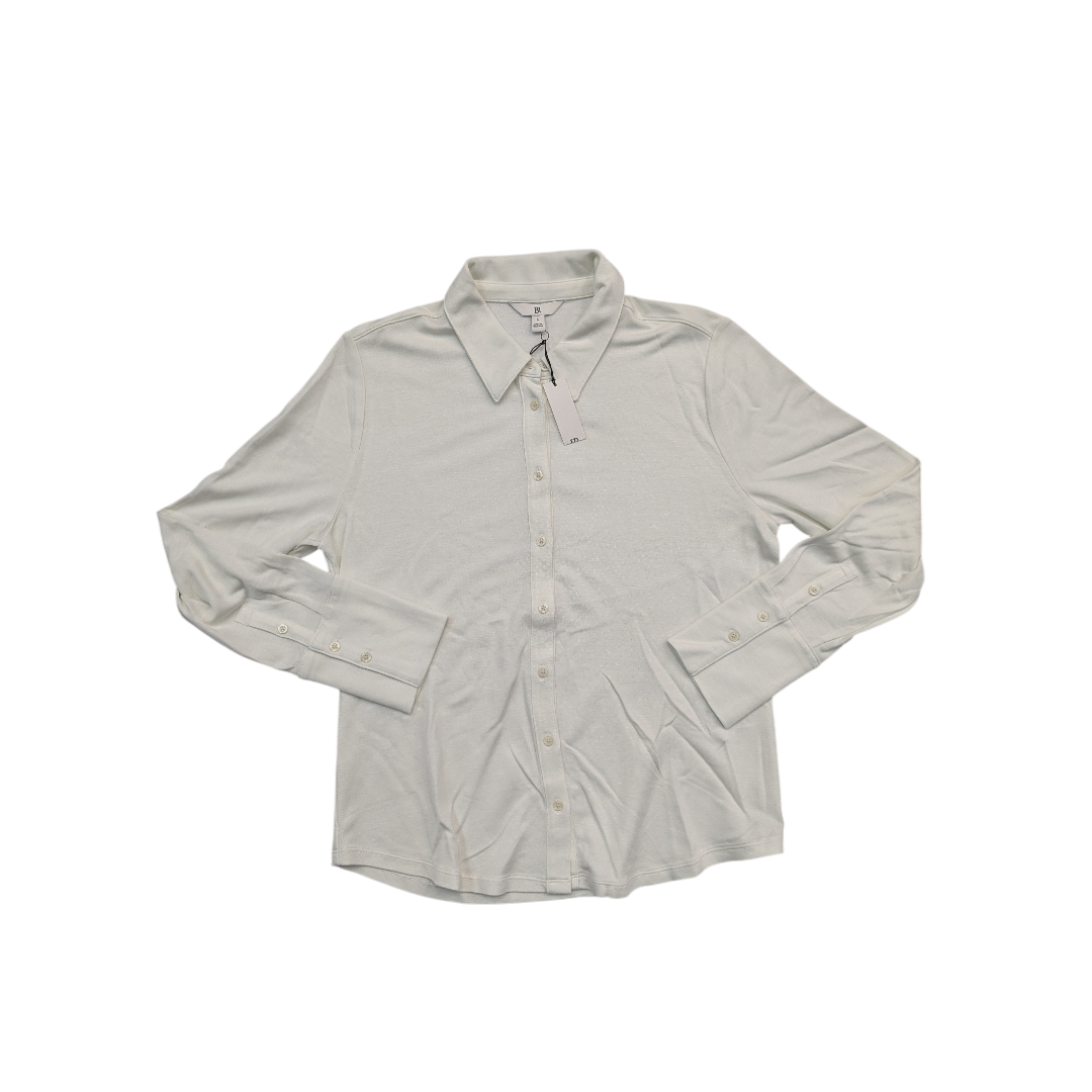 Top Ls By Banana Republic In White, Size:L