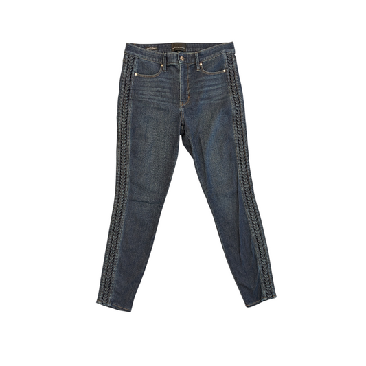 Jeans Skinny By White House Black Market In Blue Denim, Size:8