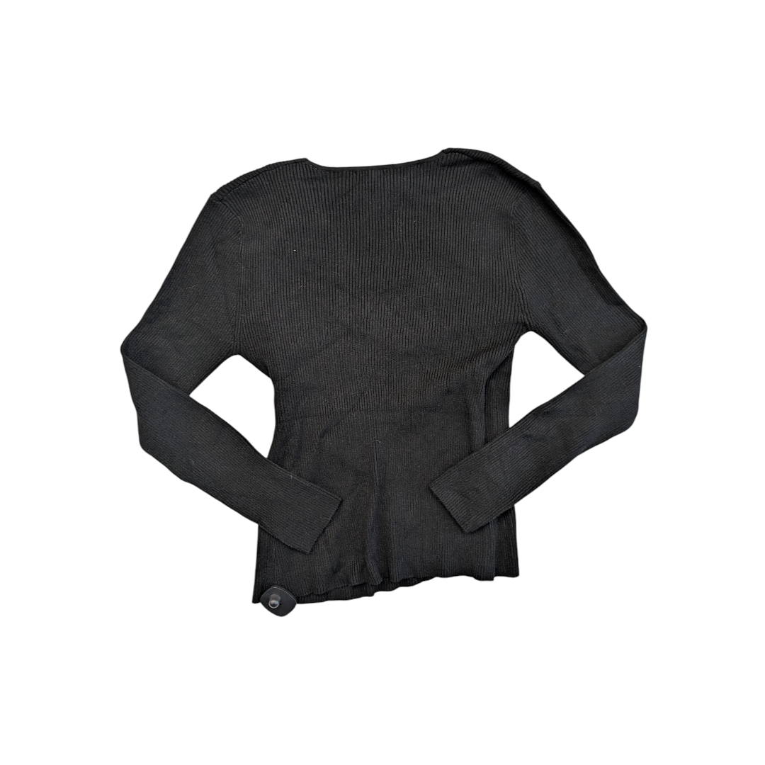 Sweater By Max Studio In Black, Size:L