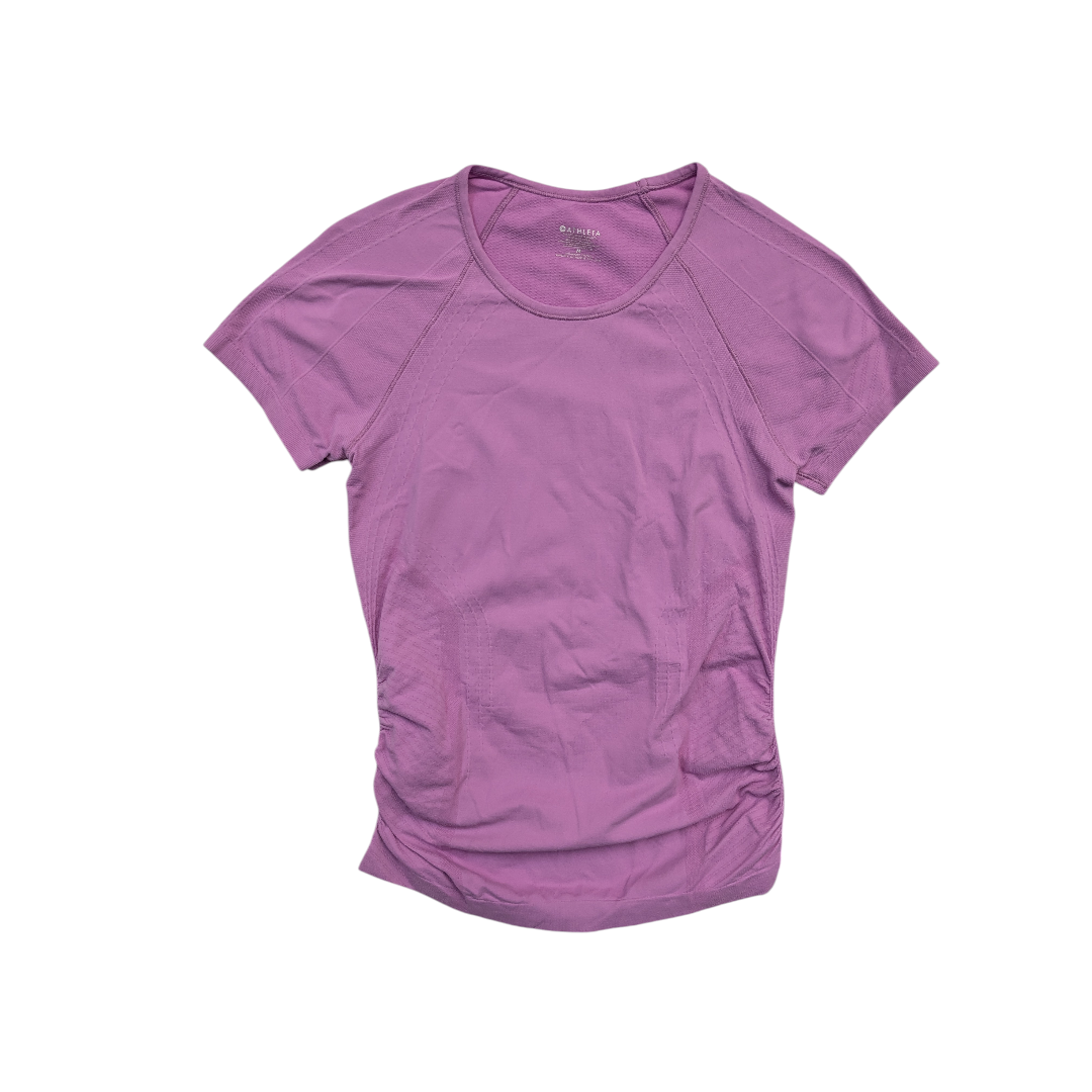 Athletic Top Ss By Athleta In Purple, Size:M