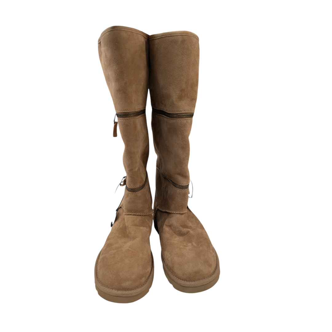 Boots Designer By Ugg In Brown, Size:8