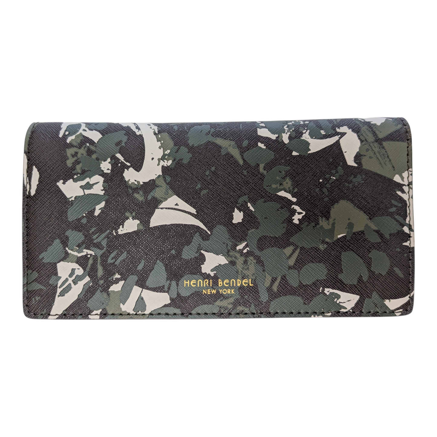 Wallet By Henri Bendel In Camouflage Print, Size:Large