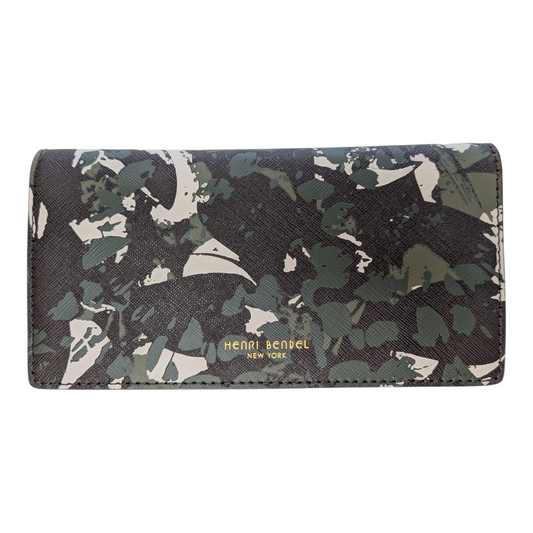 Wallet By Henri Bendel In Camouflage Print, Size:Large