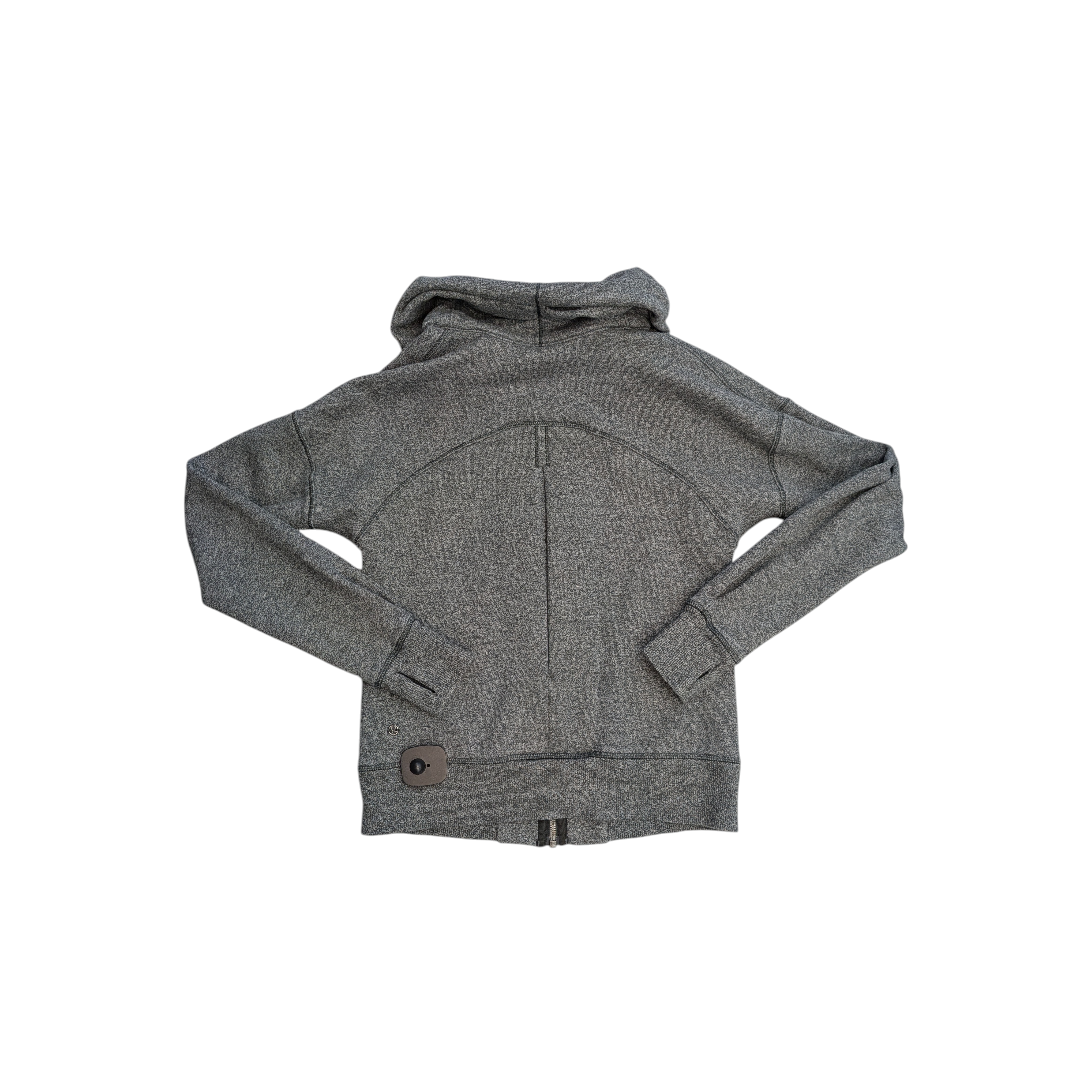 Athletic Sweatshirt Collar By Lululemon In Grey, Size:4