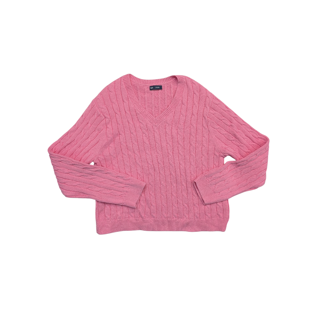 Sweater By Gap In Pink, Size:Xxl