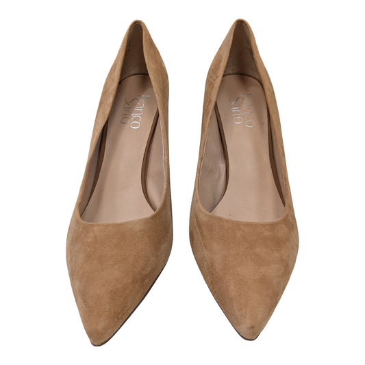 Shoes Heels Block By Franco Sarto In Brown, Size:8