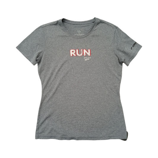 Top Ss By Brooks In Grey, Size:S
