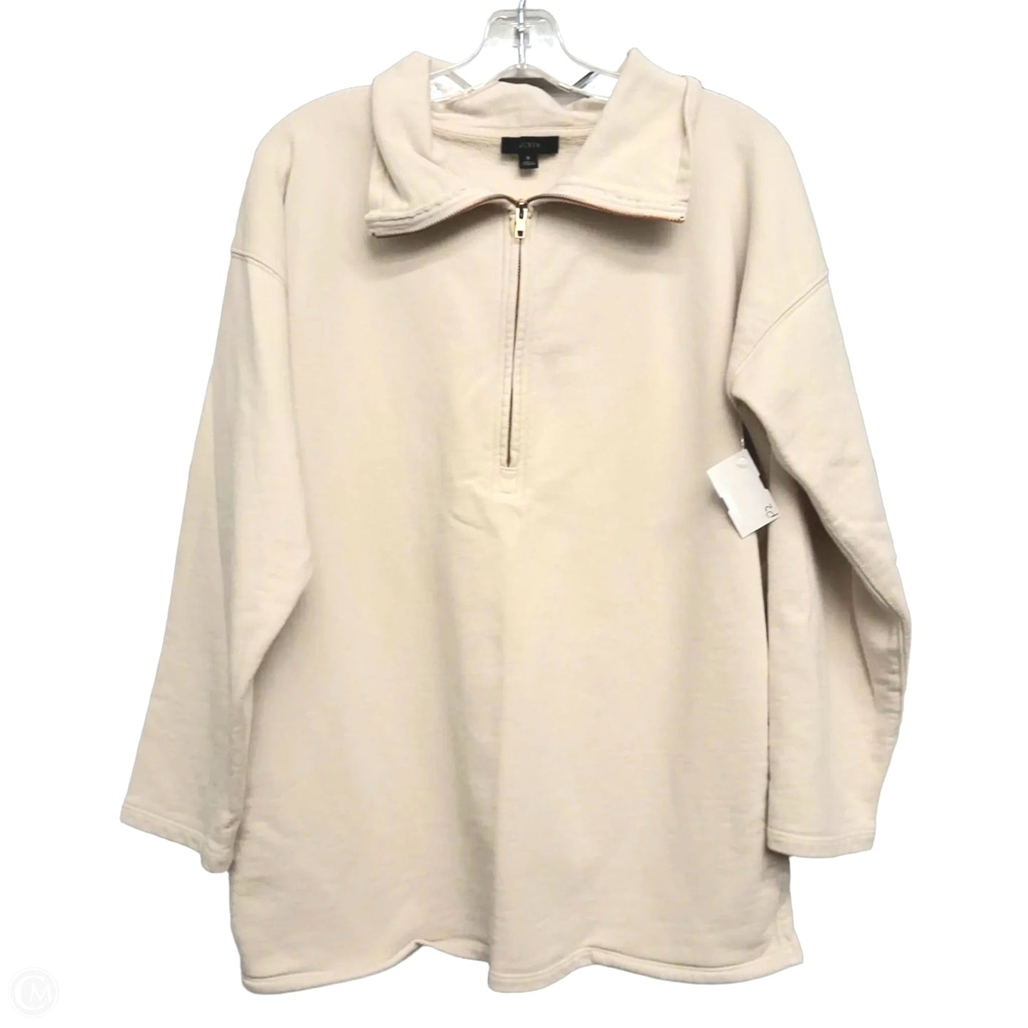Athletic Pullover By J. Crew In Beige, Size: S