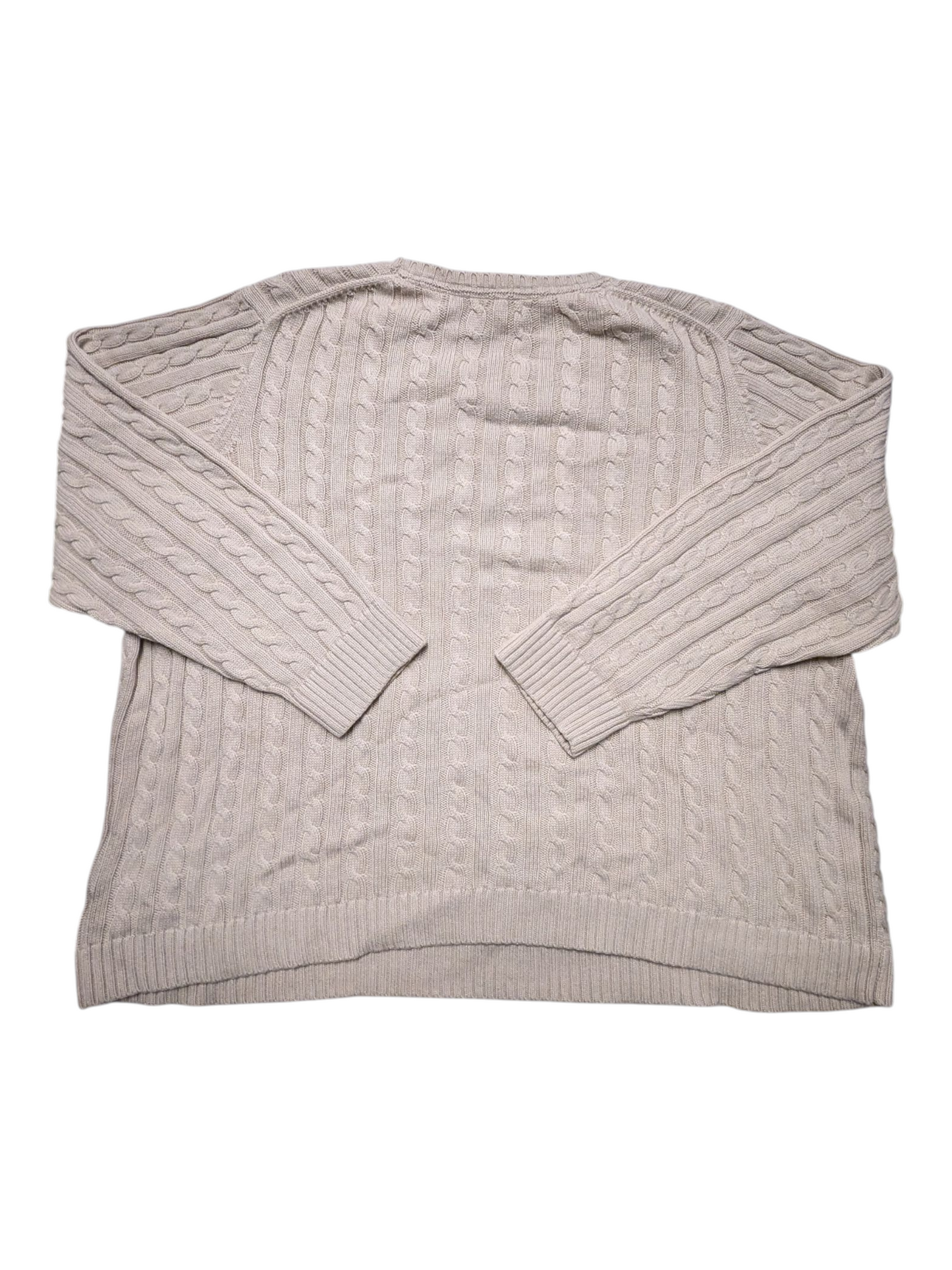 Sweater By L.L. Bean In Beige, Size:3X