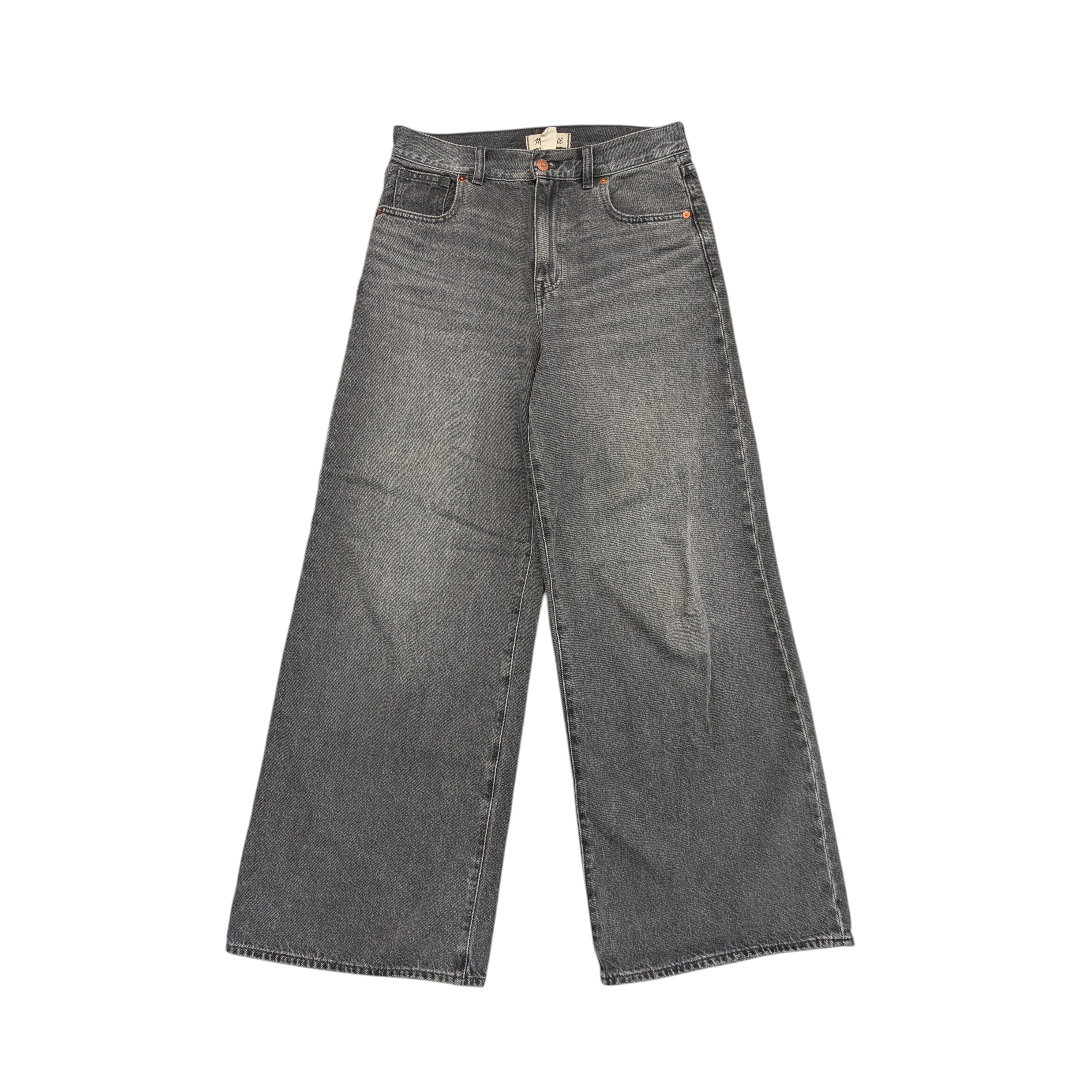 Jeans Wide Leg By Madewell In Black Denim, Size:6