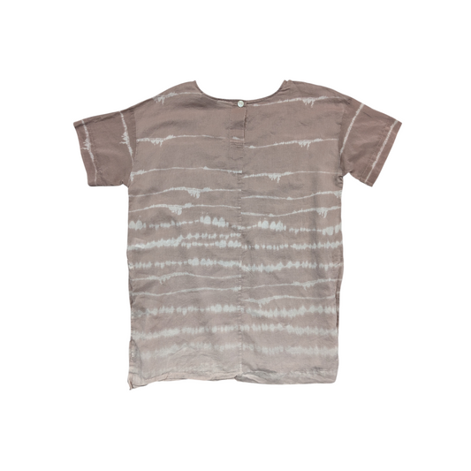 Top Ss By Pure Jill In Dusty Pink and White, Size:Mp