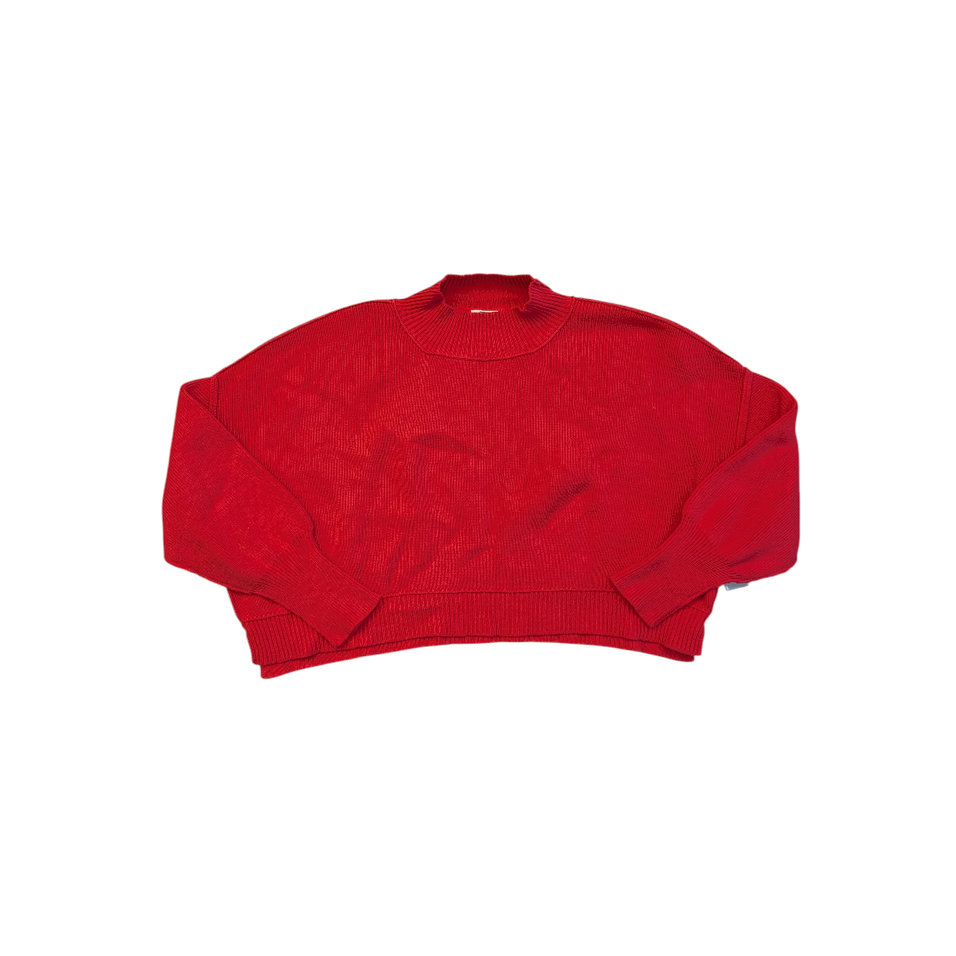 Sweater By Zenana In Red, Size:L