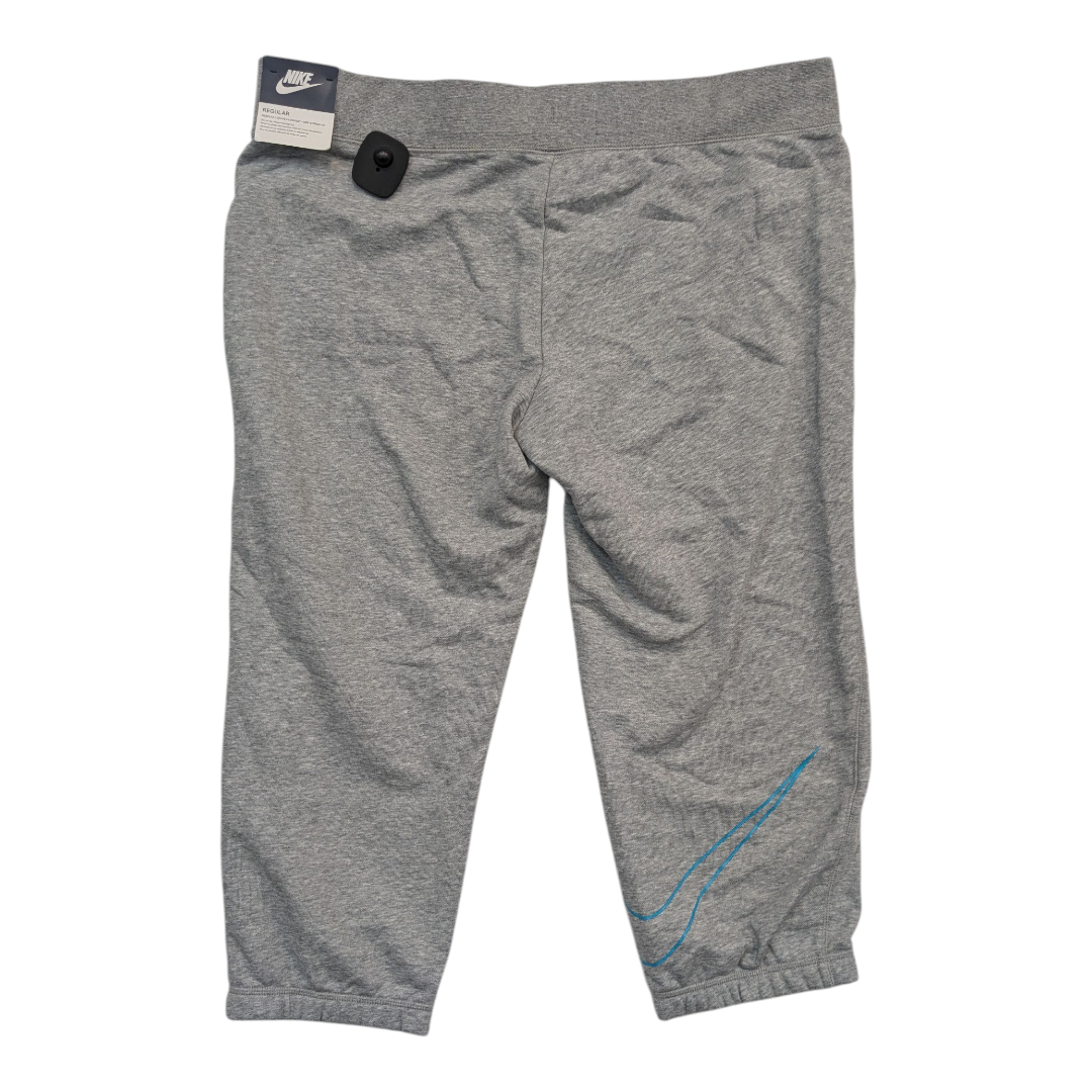Athletic Pants By Nike In Grey, Size:Xl