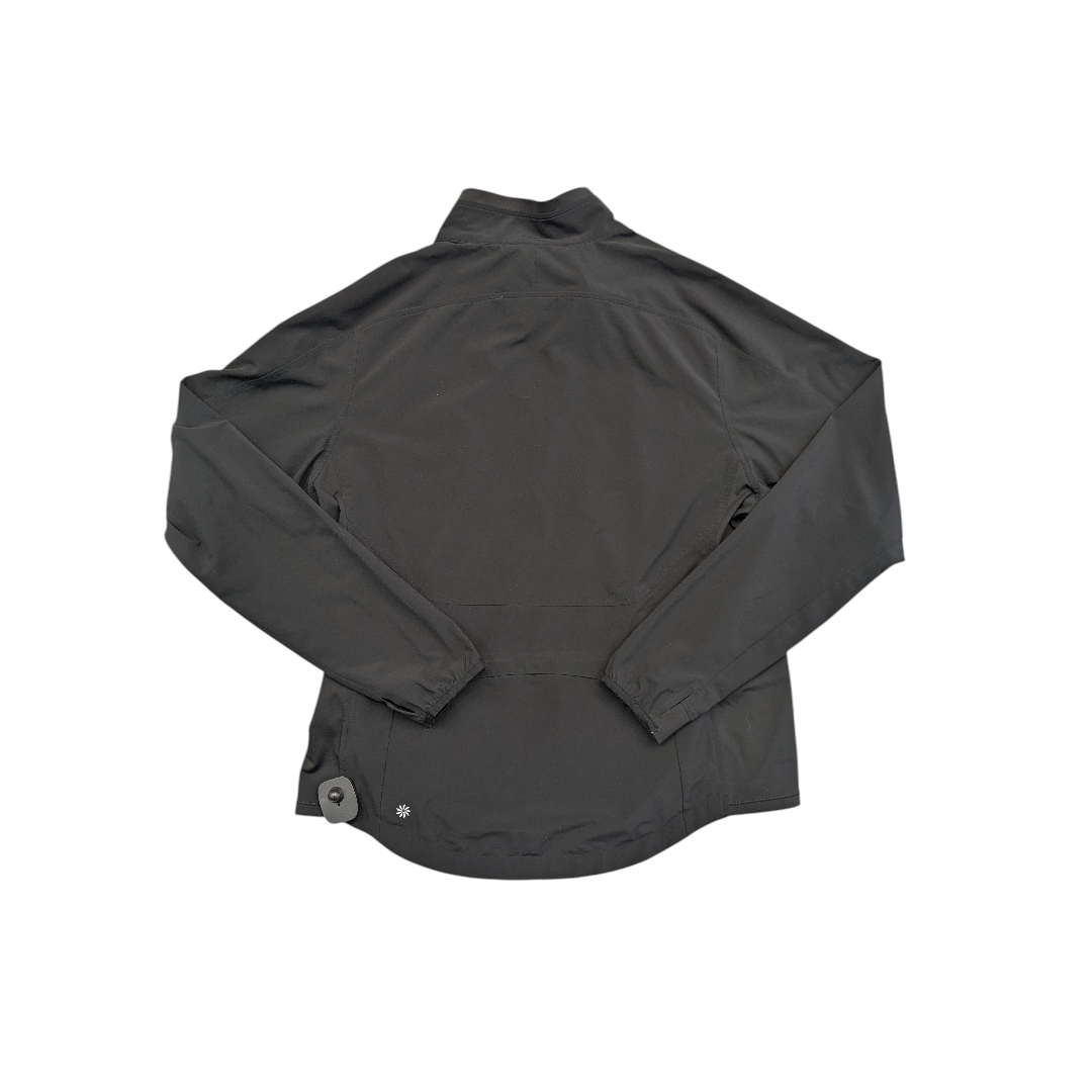 Athletic Jacket By Athleta In Black, Size:L