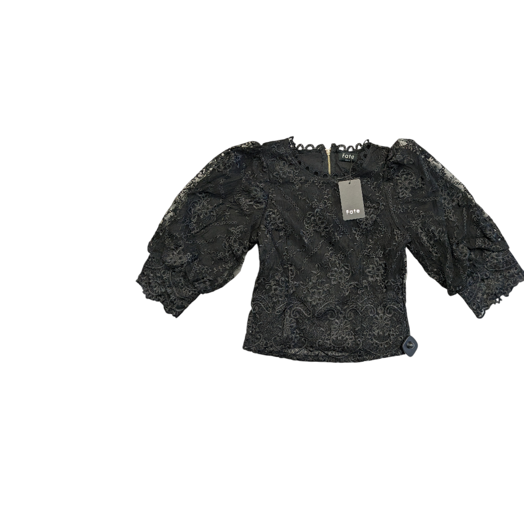 Top Ss By Fate In Black, Size:S