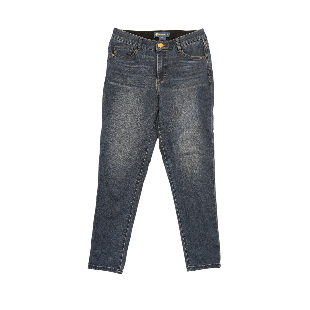Jeans Straight By Democracy In Blue Denim, Size:10