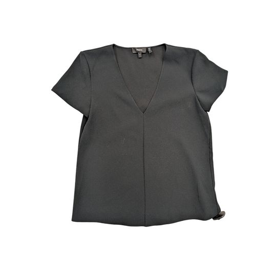 Top Ss By Theory In Black, Size:Xsp