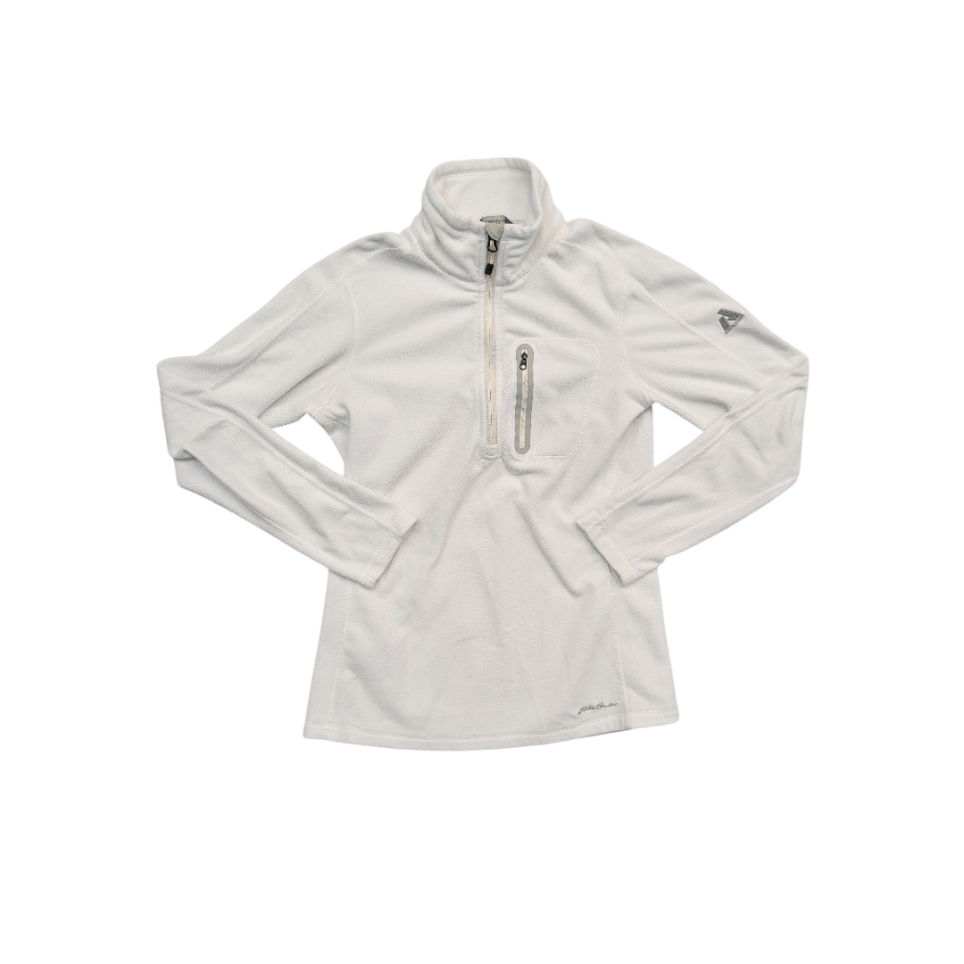Athletic Fleece By Eddie Bauer In White, Size:S