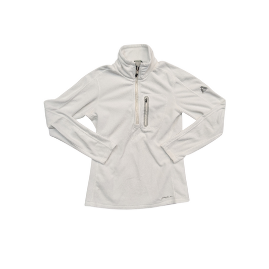 Athletic Fleece By Eddie Bauer In White, Size:S