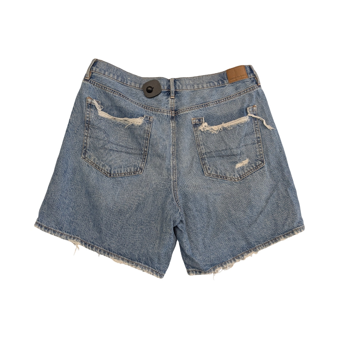 Shorts By American Eagle In Blue Denim, Size:18