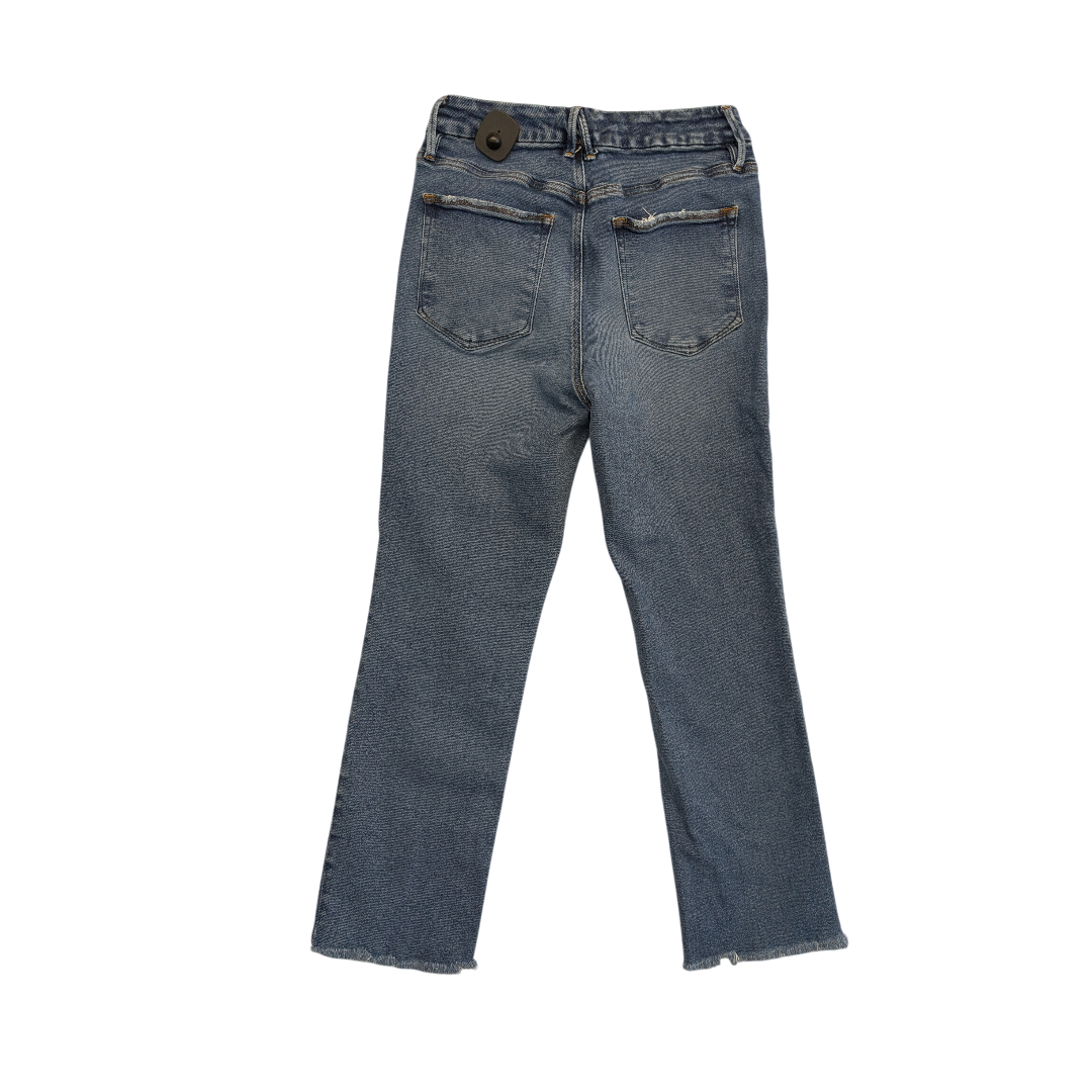 Jeans Straight By Good American In Blue Denim, Size:10