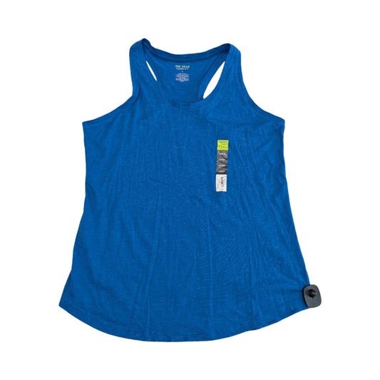 Athletic Tank Top By Tek Gear In Blue, Size:L