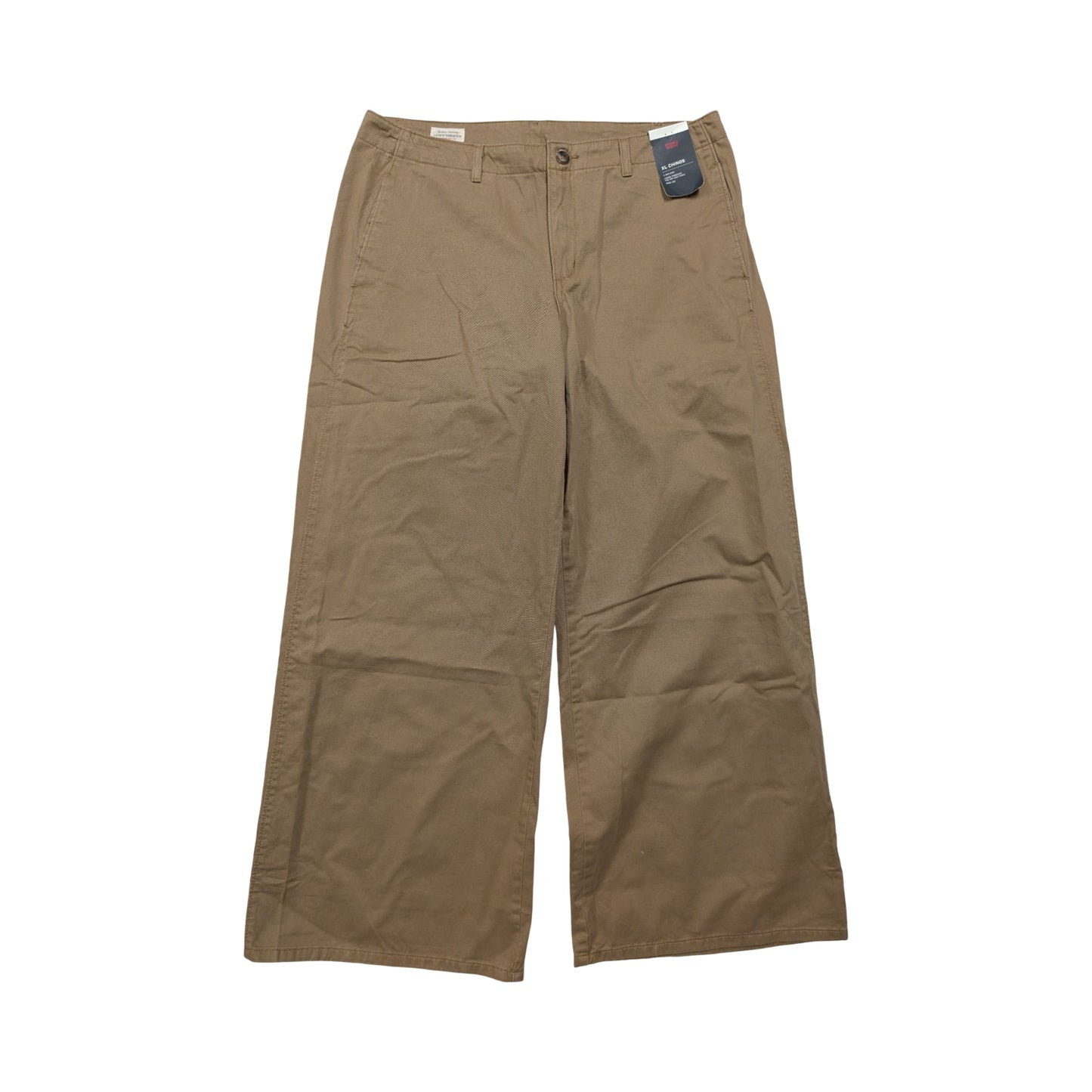 Pants Wide Leg By Levis In Brown, Size:14