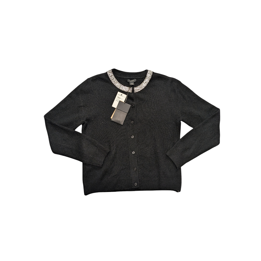 Sweater Cardigan By Halogen In Black, Size:S