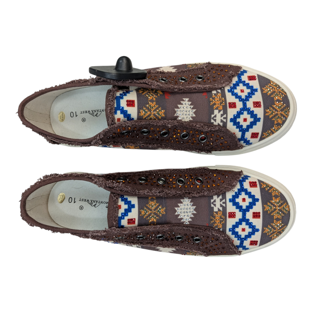 Shoes Sneakers By Montana West In Multi, Size:10