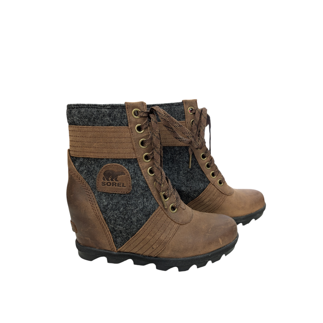 Boots Designer By Sorel In Brown, Size:7