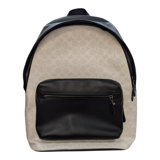 Backpack Designer By Coach In Black & White, Size:Large